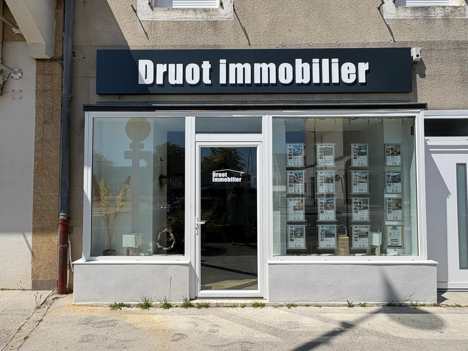 Enseigne lumineuse Druot Immobilier