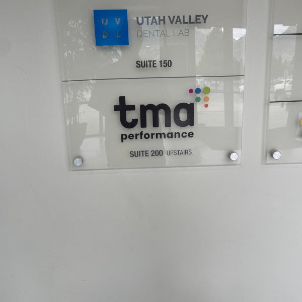 Full Office Signage Package for TMA Performance in Lindon, UT