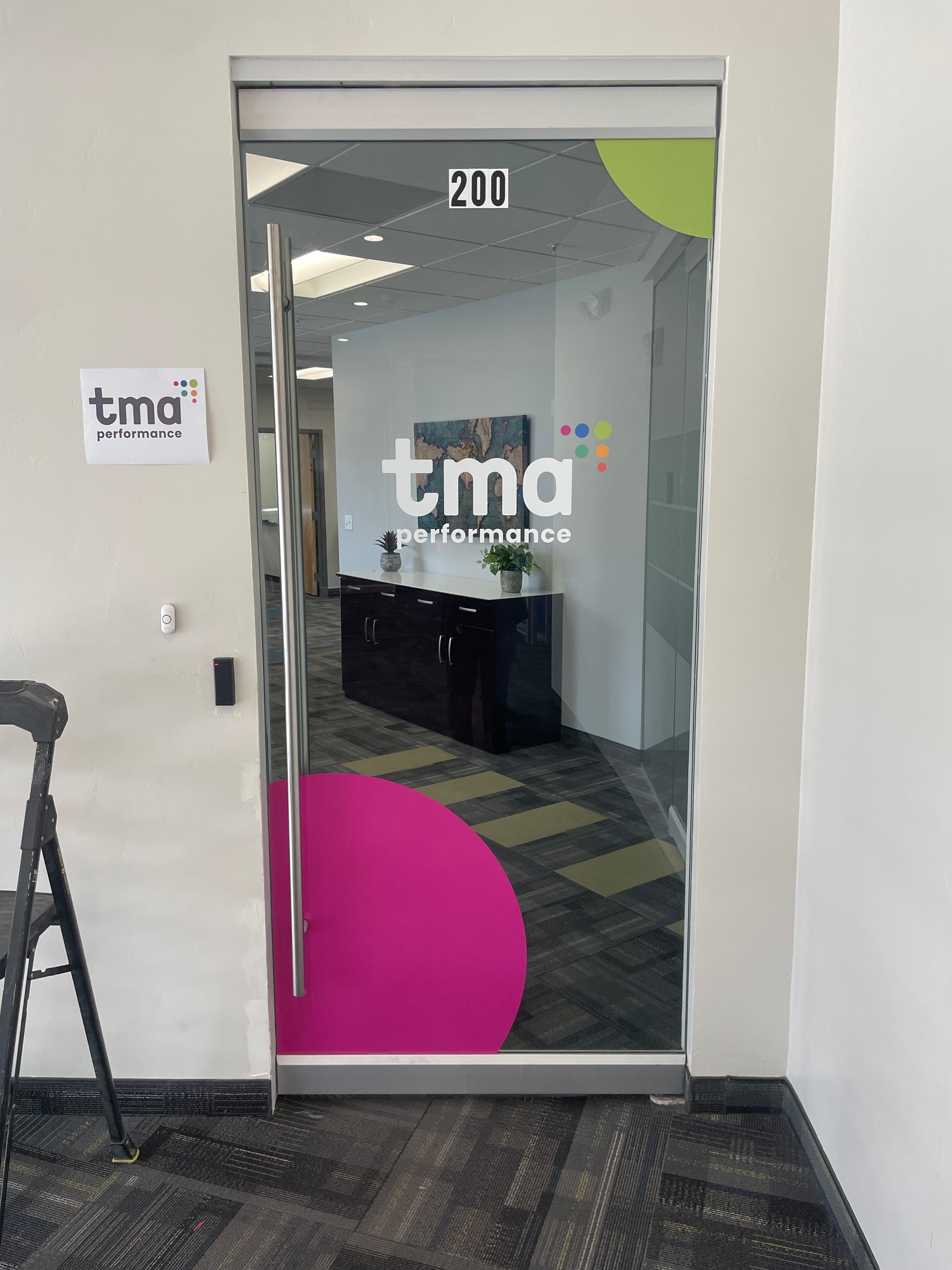 Full Office Signage Package for TMA Performance in Lindon, UT