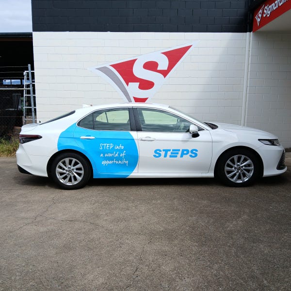 vehicle graphics - vehicle wrap - signage Townsville