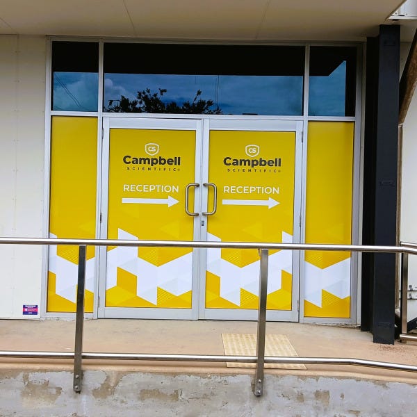 window signage - graphics - signs Townsville