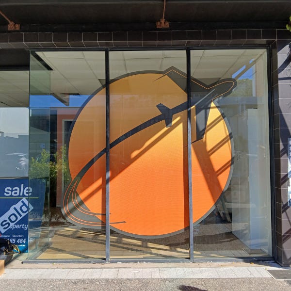 window signage - graphics - signs Townsville