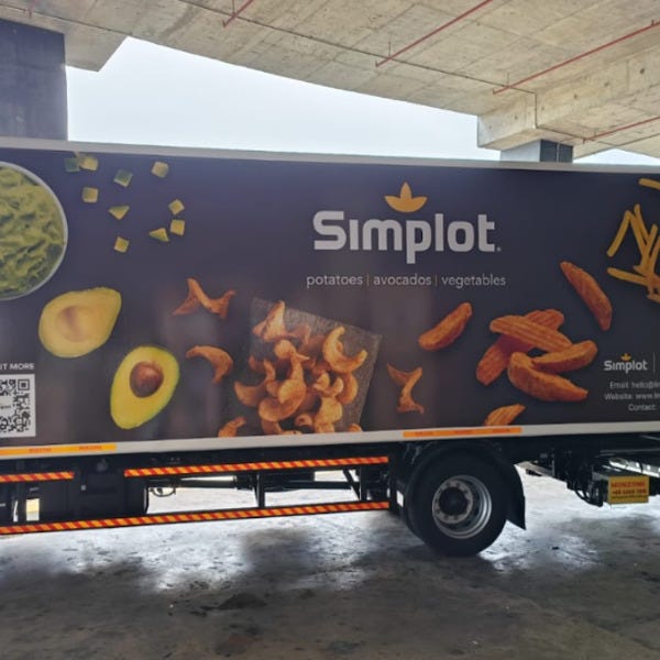 Singapore CBD Simplot Truck Wrap