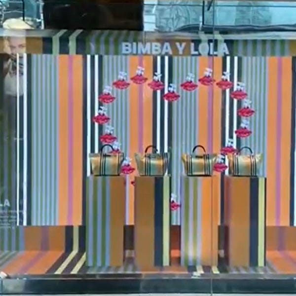 Signapore CBD Bimba Y Lola Window Display