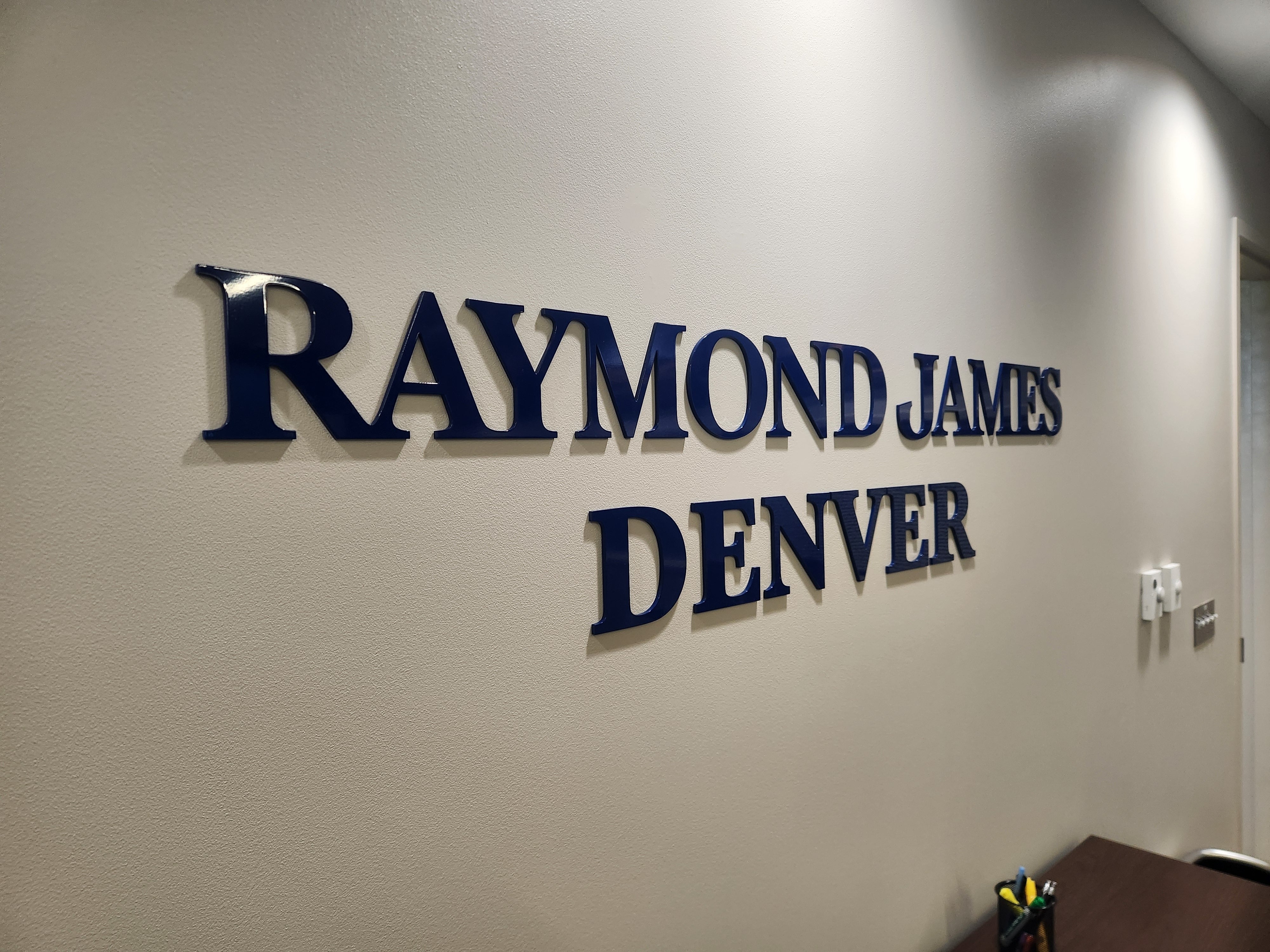 Bold Branding with Painted Acrylic Dimensional Letters