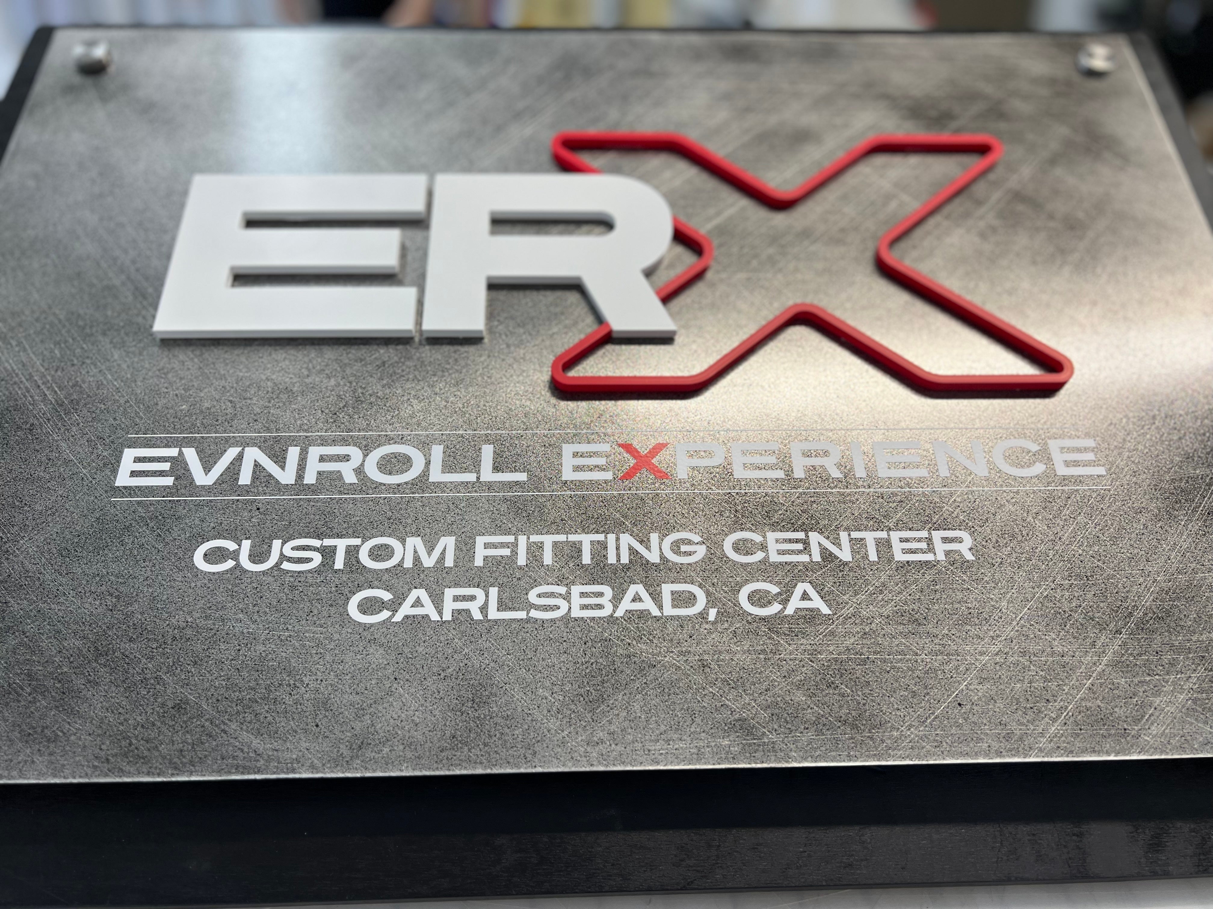EVNROLL Golf Company Dimensional Storefront Signage Replacement in Carlsbad!