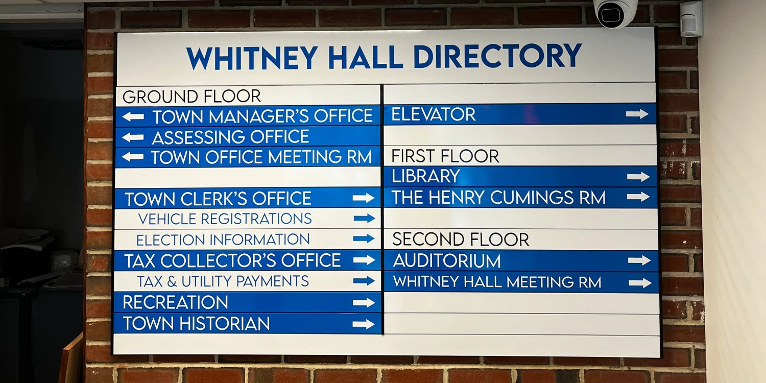 Directional Signs & Signage