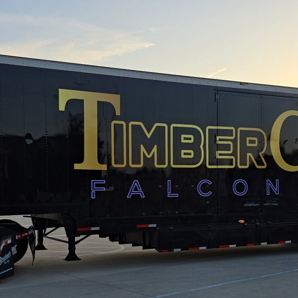KISD Timber Creek High School Band Trailer Decals done by Signarama North Fort Worth/Keller