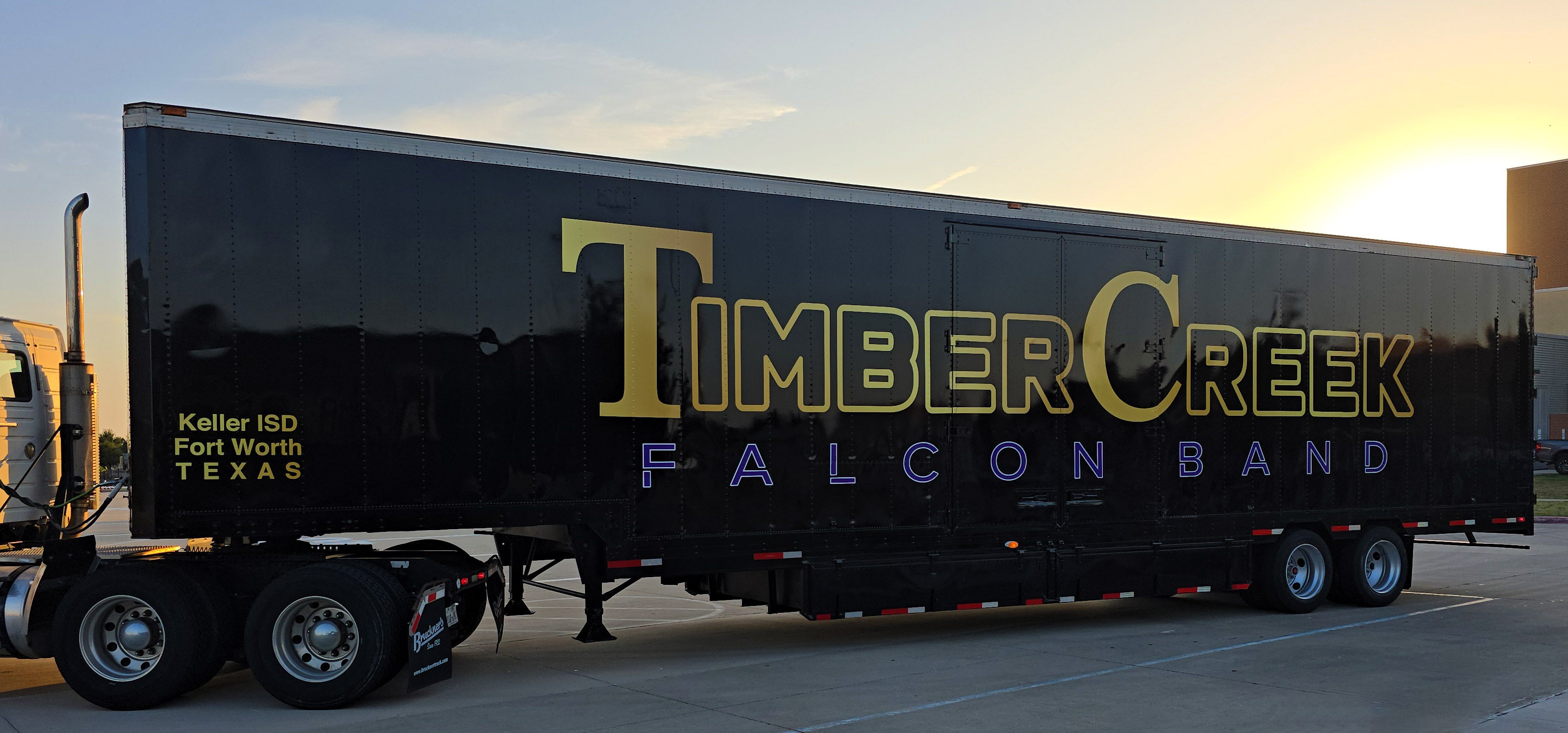 KISD Timber Creek High School Band Trailer Decals done by Signarama North Fort Worth/Keller