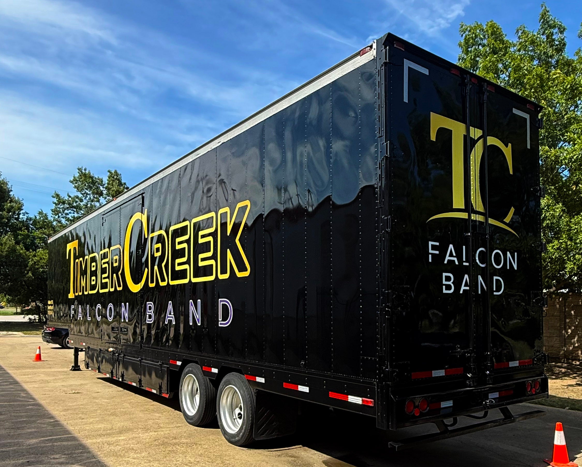 KISD Timber Creek High School Band Trailer Decals done by Signarama North Fort Worth/Keller
