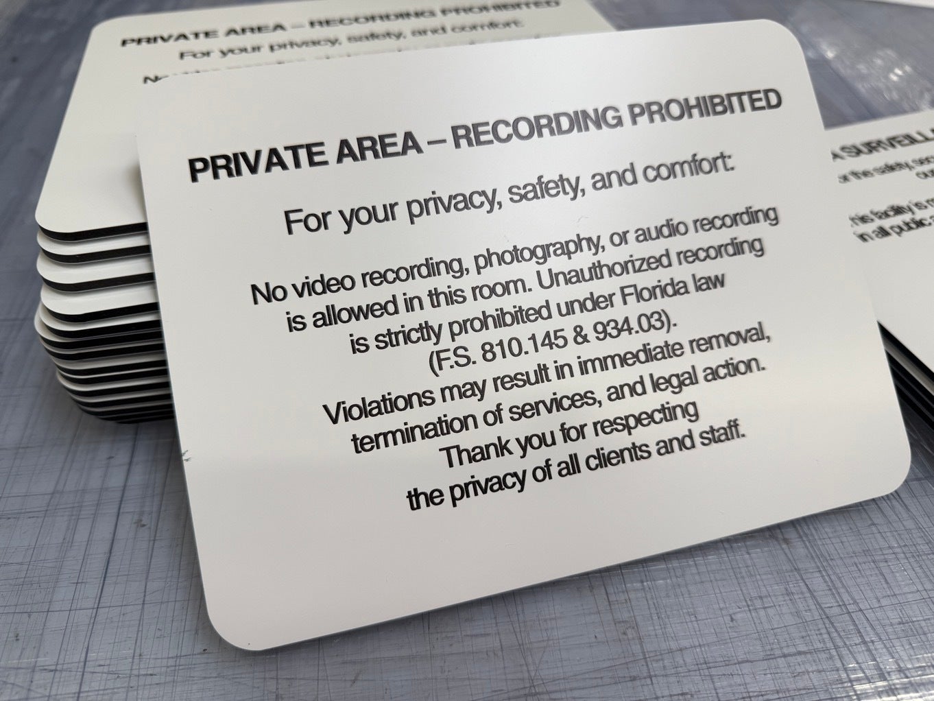 The Importance of Privacy Signs for Washington Businesses: Protecting Trust, Compliance, and Safety