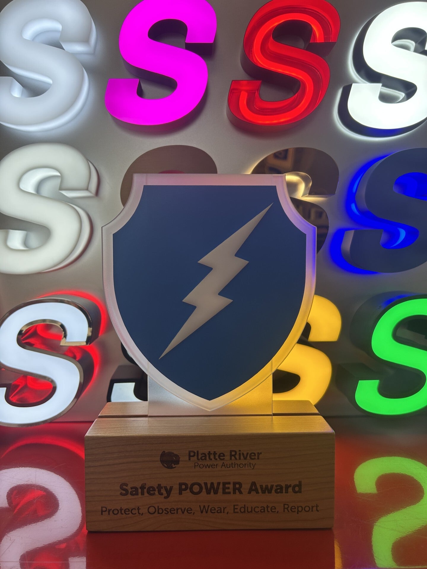 Bright Ideas, Bold Execution: A Custom Safety Award Built Right in Our Shop