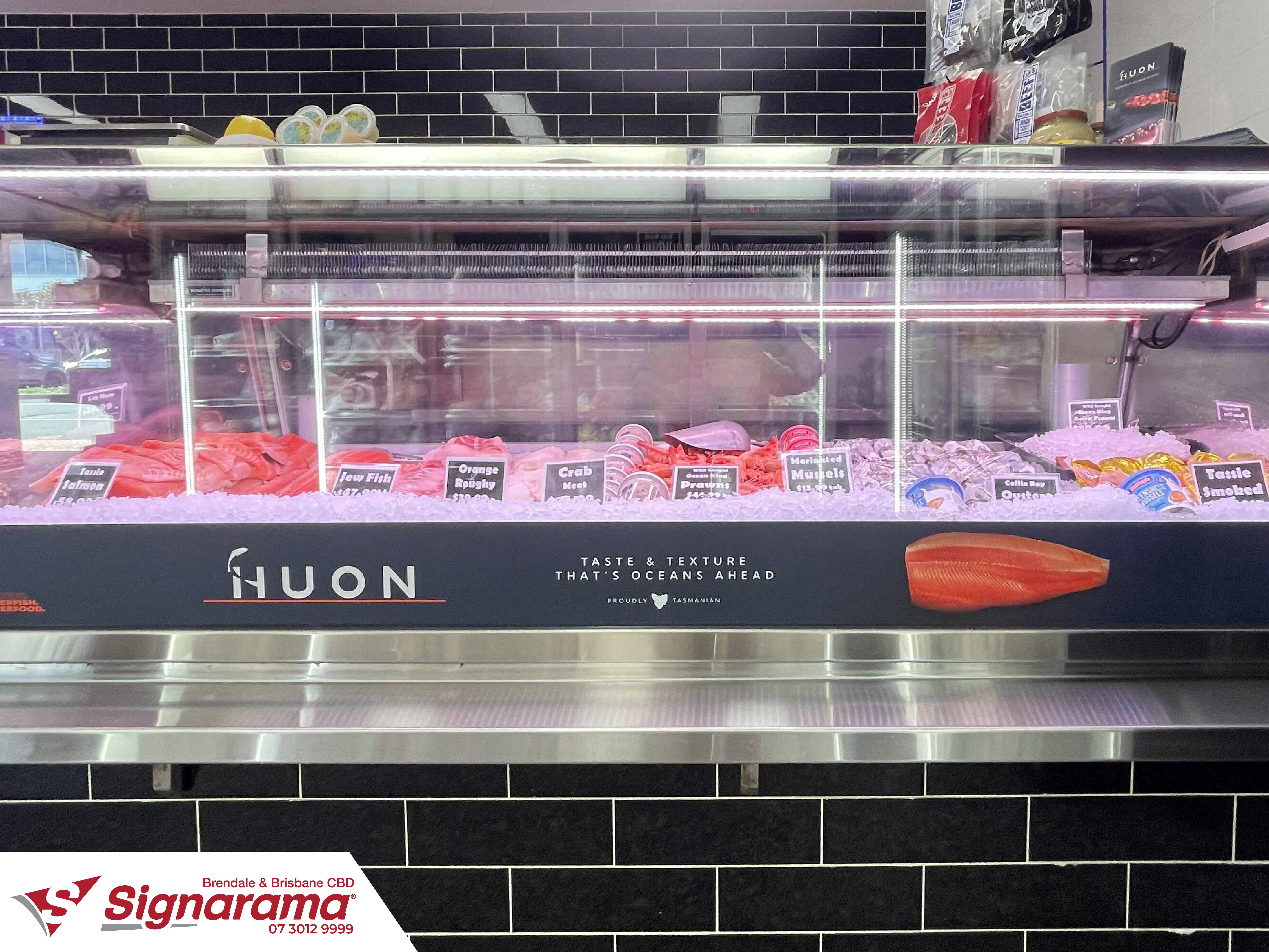 Polished Full Signage Refurbishment for Huon : Rebranding with Ease and Style | Signarama Brendale
