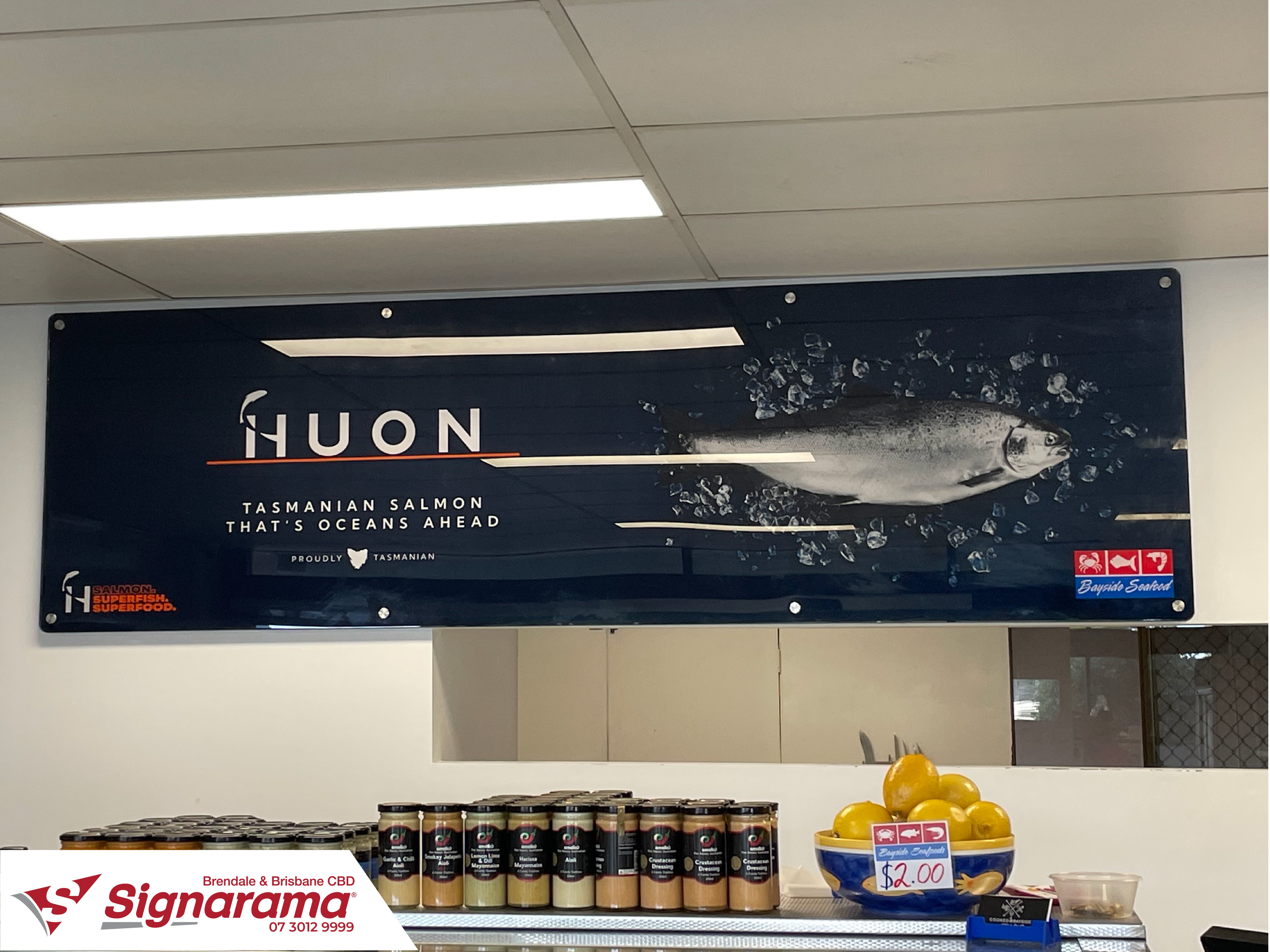Polished Full Signage Refurbishment for Huon : Rebranding with Ease and Style | Signarama Brendale
