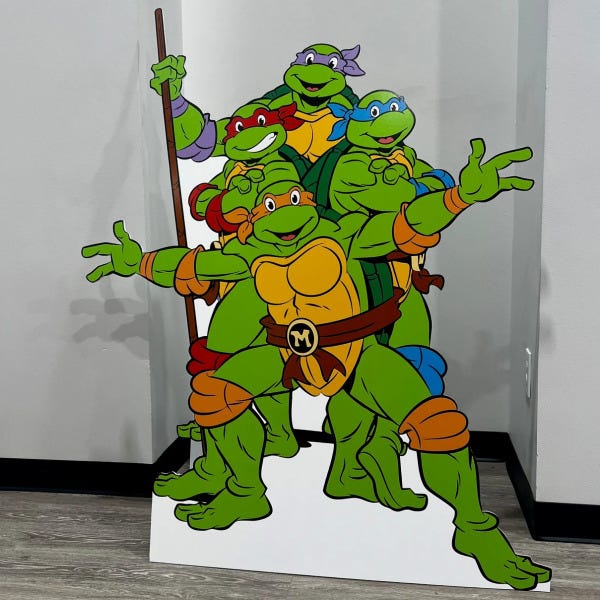 TMNT Foam Cutout