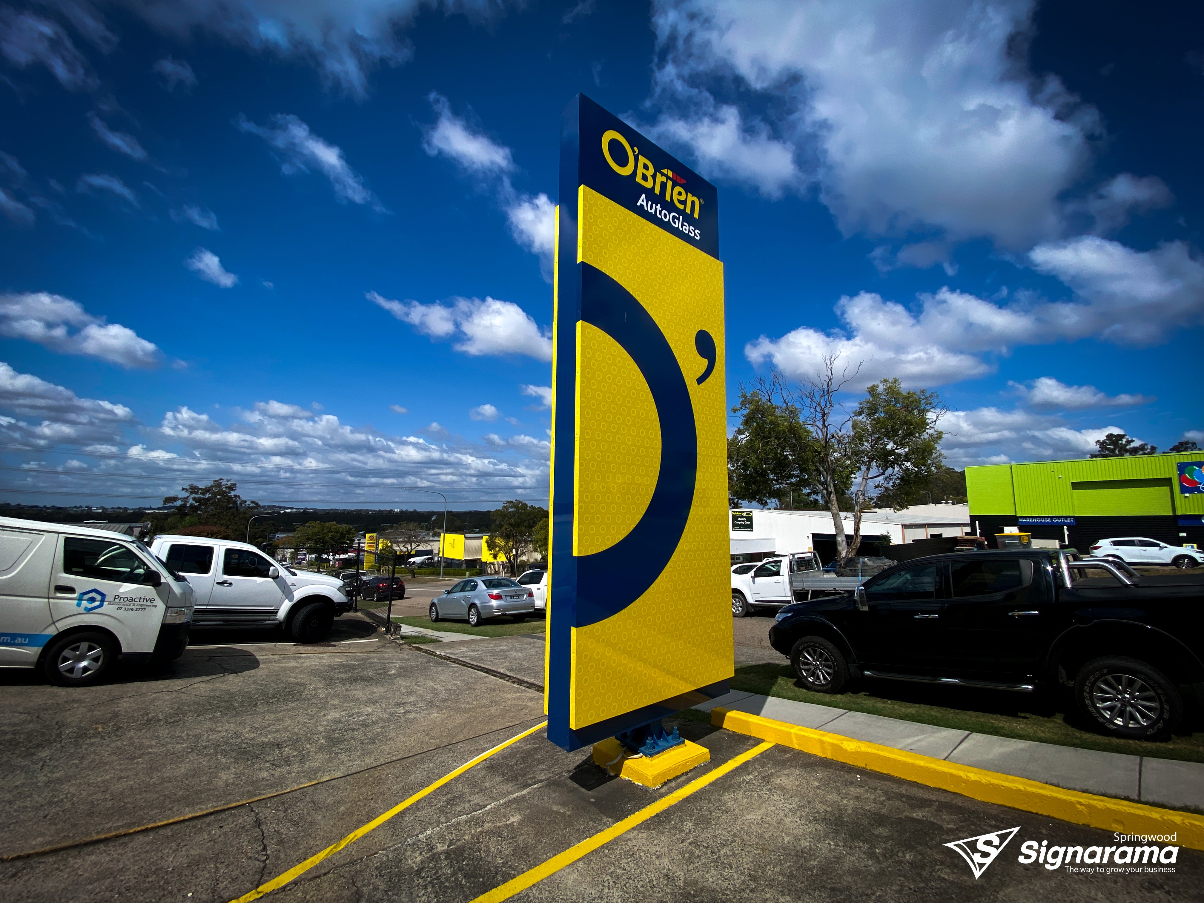 O’Brien – pylon signage