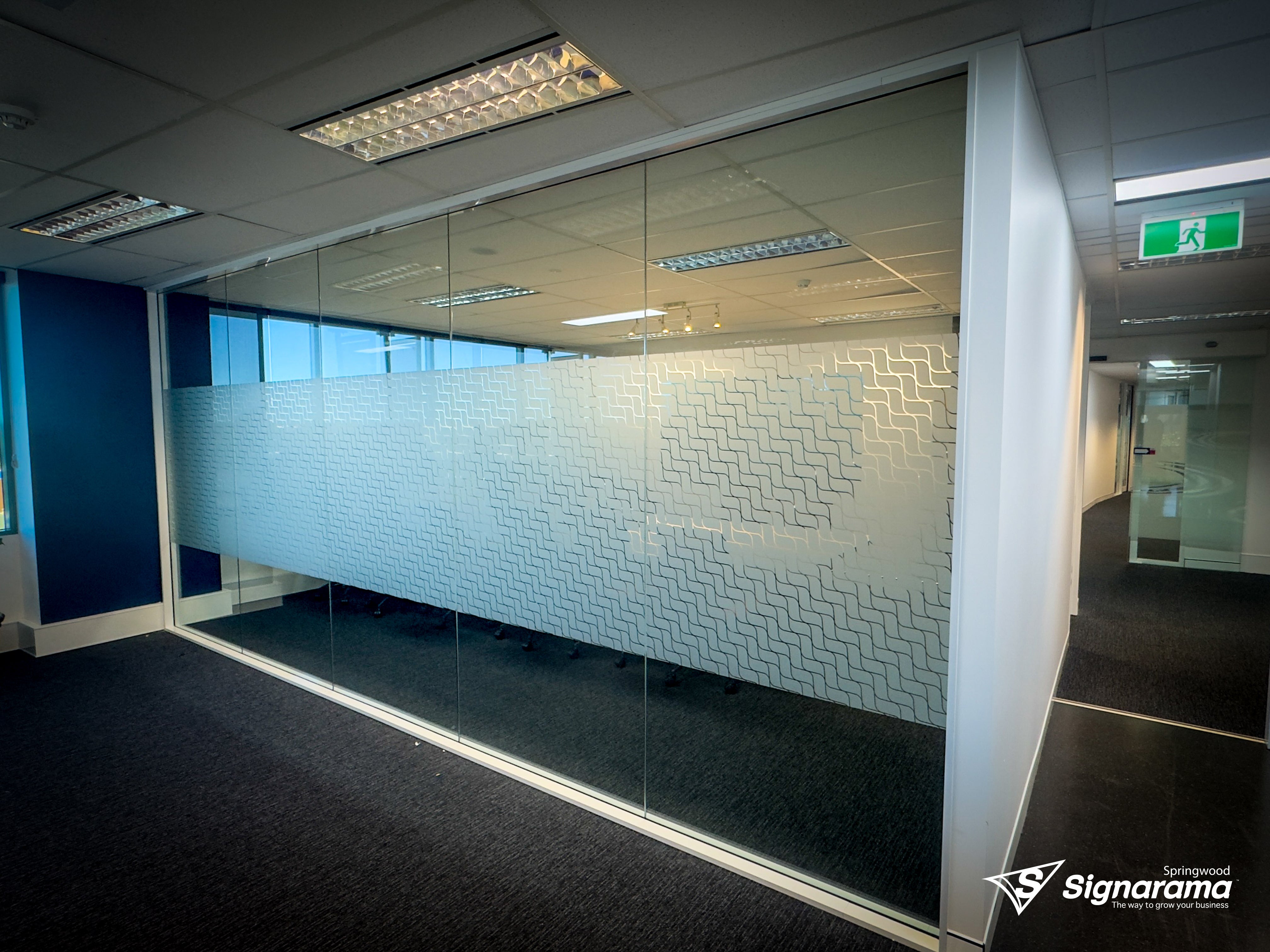 Office Window Frosting - Arethusa College