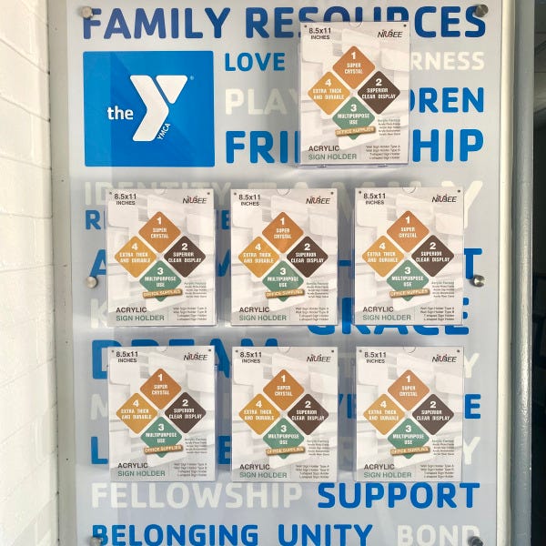 YMCA Merril Flyer Board