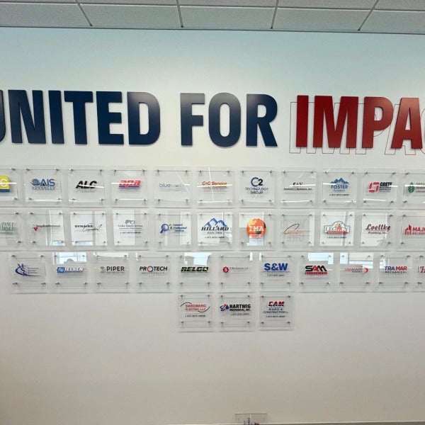 Make every wall, lobby, and hallway a statement piece with interior custom signs that showcase your brand in style across North Texas