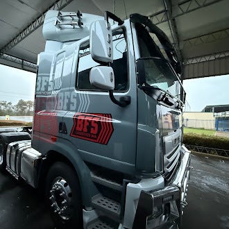  Bold, Branded, and Ready to Roll – BFS Logistics DAF Truck Wrapped by Signarama Mandurah!