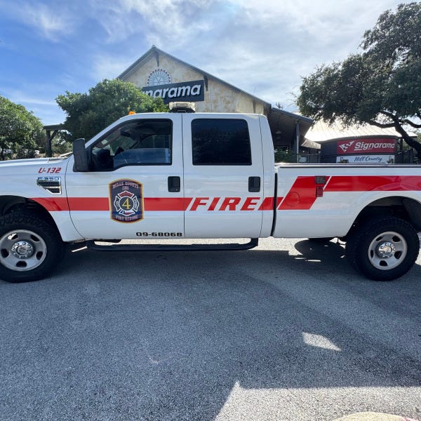 Bexar County_Leon Springs_Fire Dept_Reflective_Truck_Drive Side