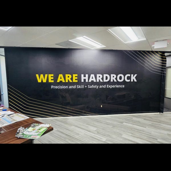 Hard Rock Infrastruces_Full Wall Wrap_In Production