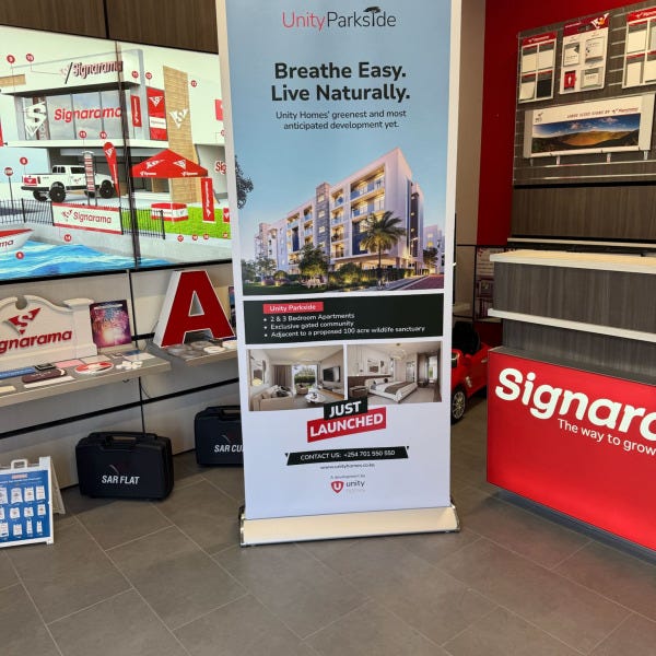 Unity Homes Retractable Banner