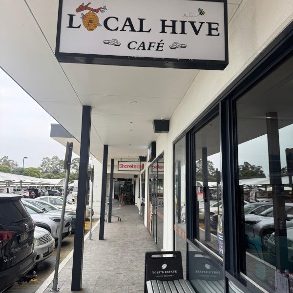 The Local Hive Cafe Lightbox Opal Acrylic