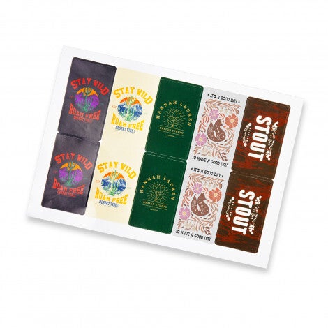 Sticker Sheet 88 x 50mm Rectangle - Gloss