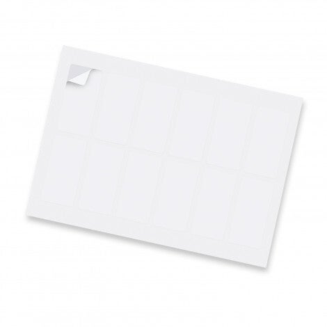 Sticker Sheet 40 x 80mm Rectangle - Matte