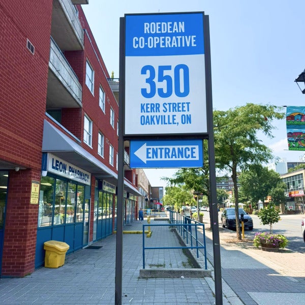 A Fresh Look for a Kerr Village Landmark: Roedean Co-op Gets a Pylon Sign Refresh