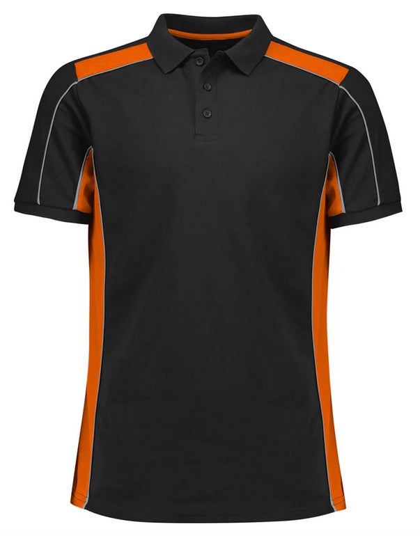 Unisex Grid Short Sleeve Polo