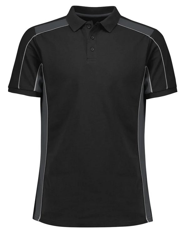 Unisex Grid Short Sleeve Polo