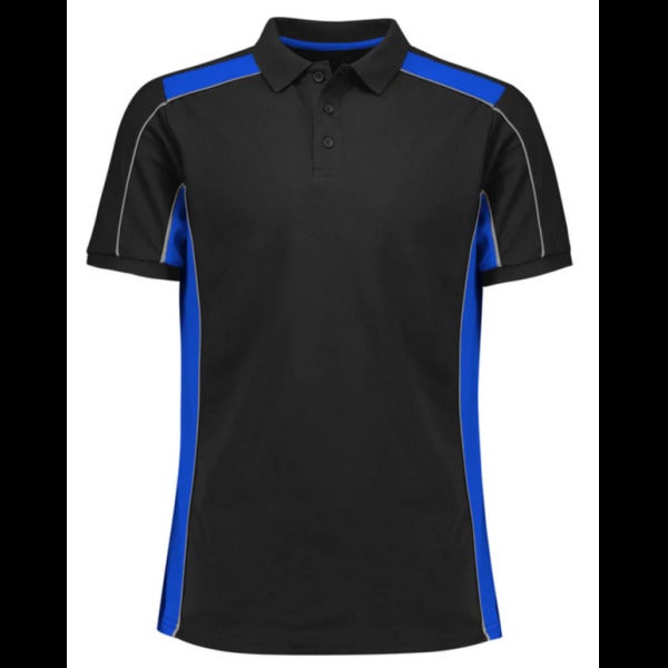 Unisex Grid Short Sleeve Polo