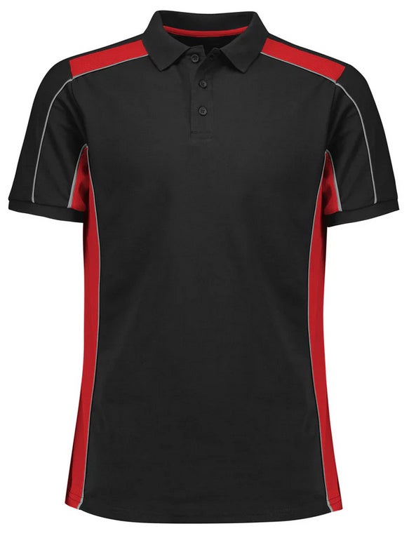 Unisex Grid Short Sleeve Polo