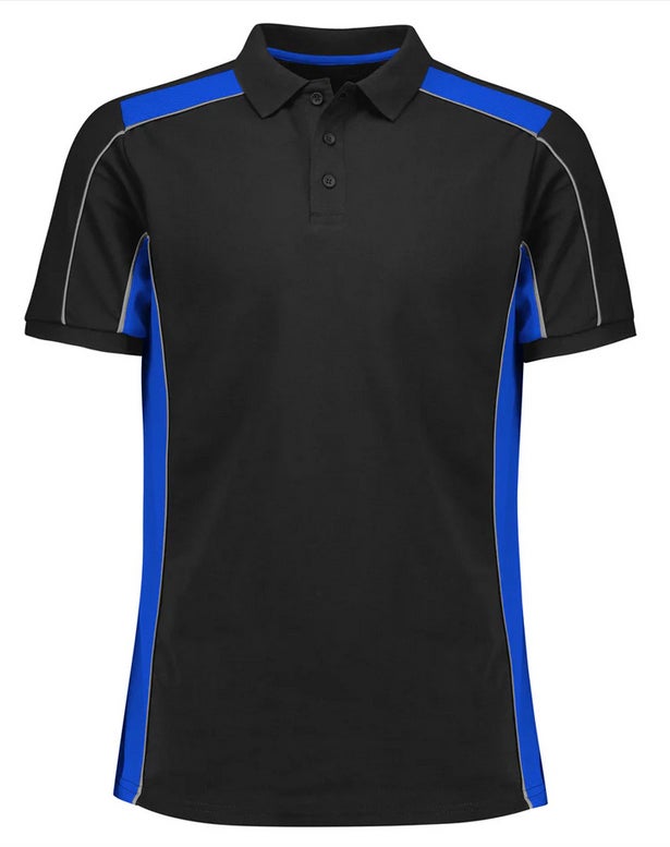Unisex Grid Short Sleeve Polo