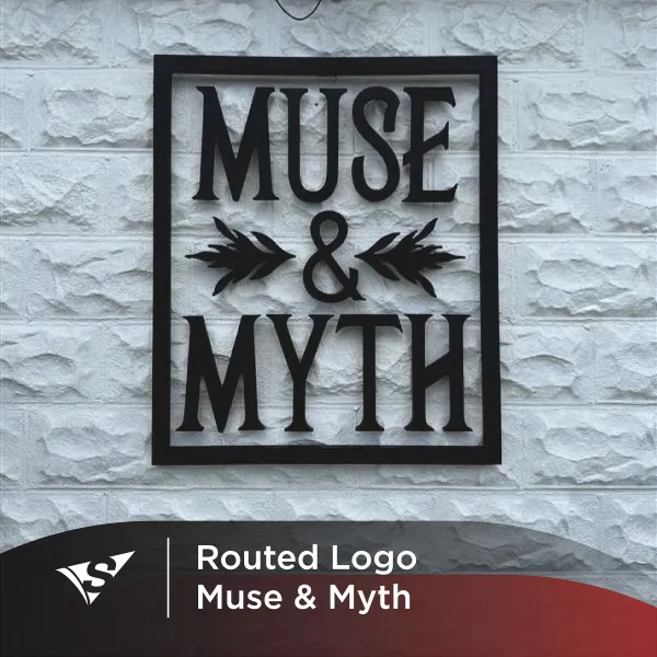 Dimensional Logo For Muse And Myth