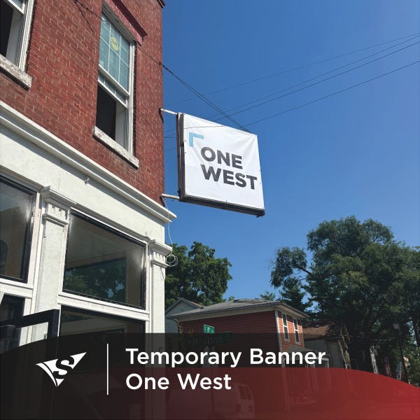 Temporary Banner for One West