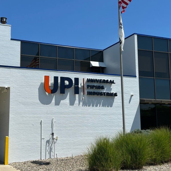 Building Sign Transformations: Universal Piping Industries