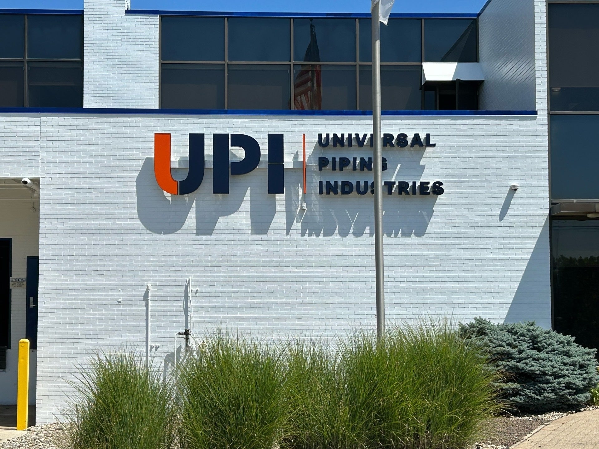 Building Sign Transformations: Universal Piping Industries