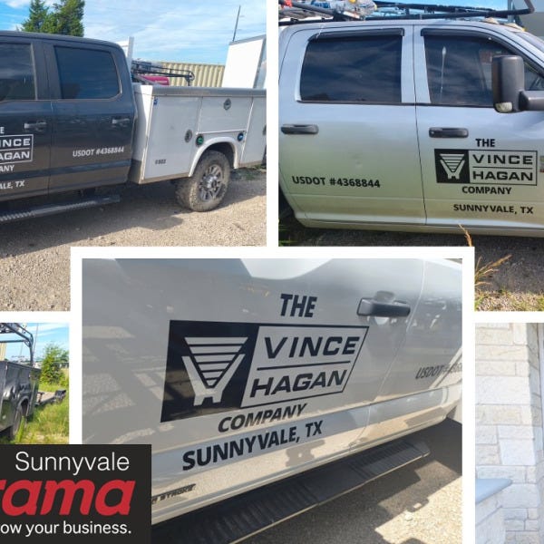Vince Hagan Fleet Truck and Office Decals