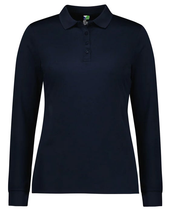 Womens Action Long Sleeve Polo