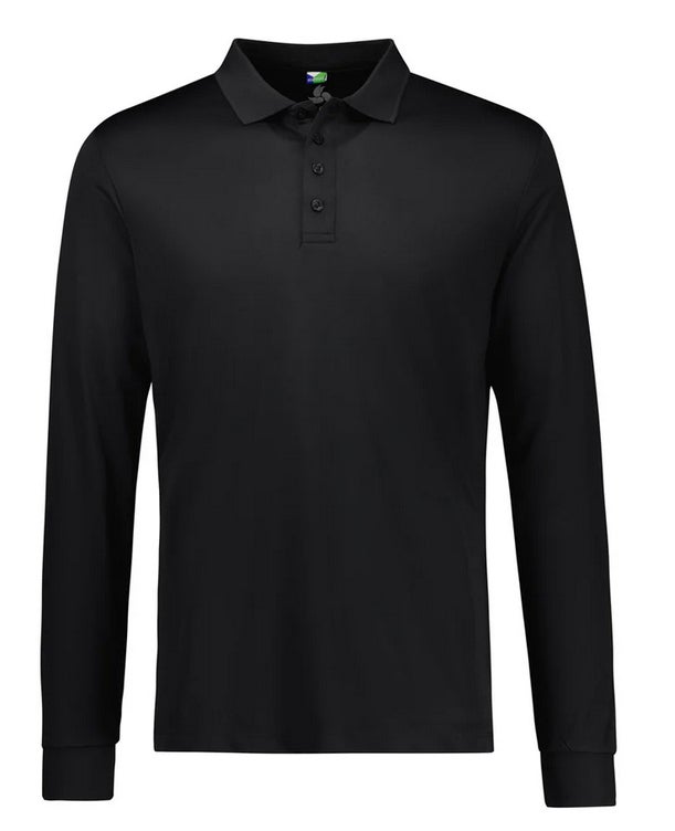 Mens Action Long Sleeve Polo