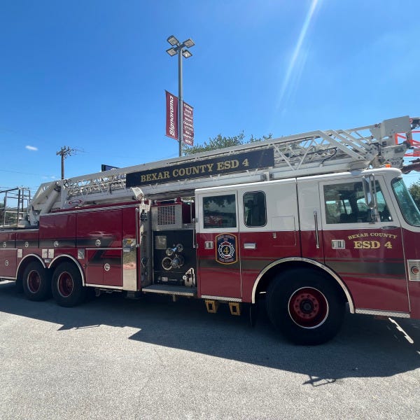 Bexar County_Leon Springs_Fire Dept_Reflective_Red Vehicle_Large Fire Truck Passenger_Signarama