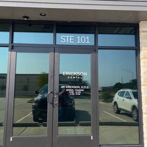 Door Graphics for Erickson Dental
