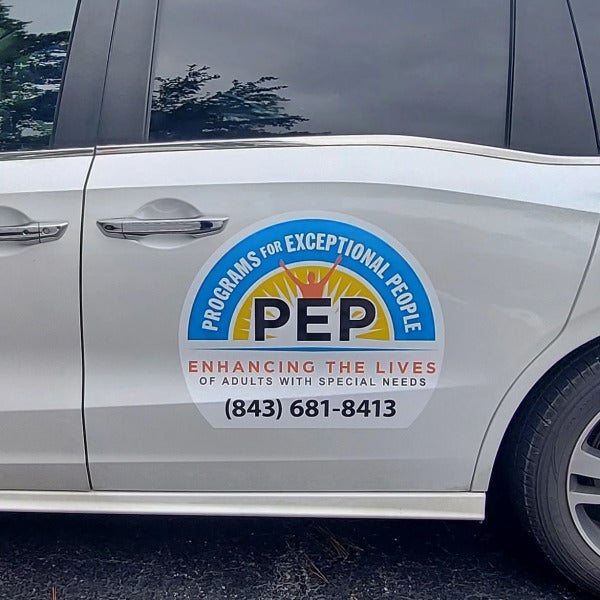 PEP van signage