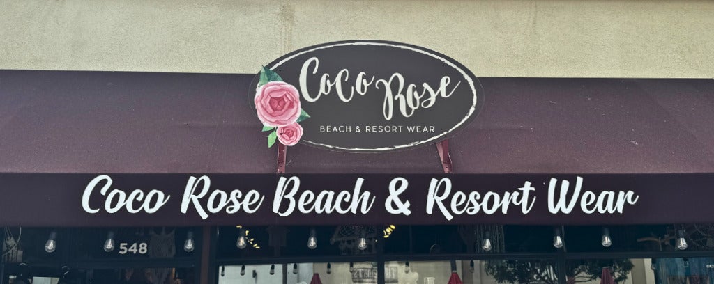 Coco Rose- Awning Sign and Installation in Encinitas!