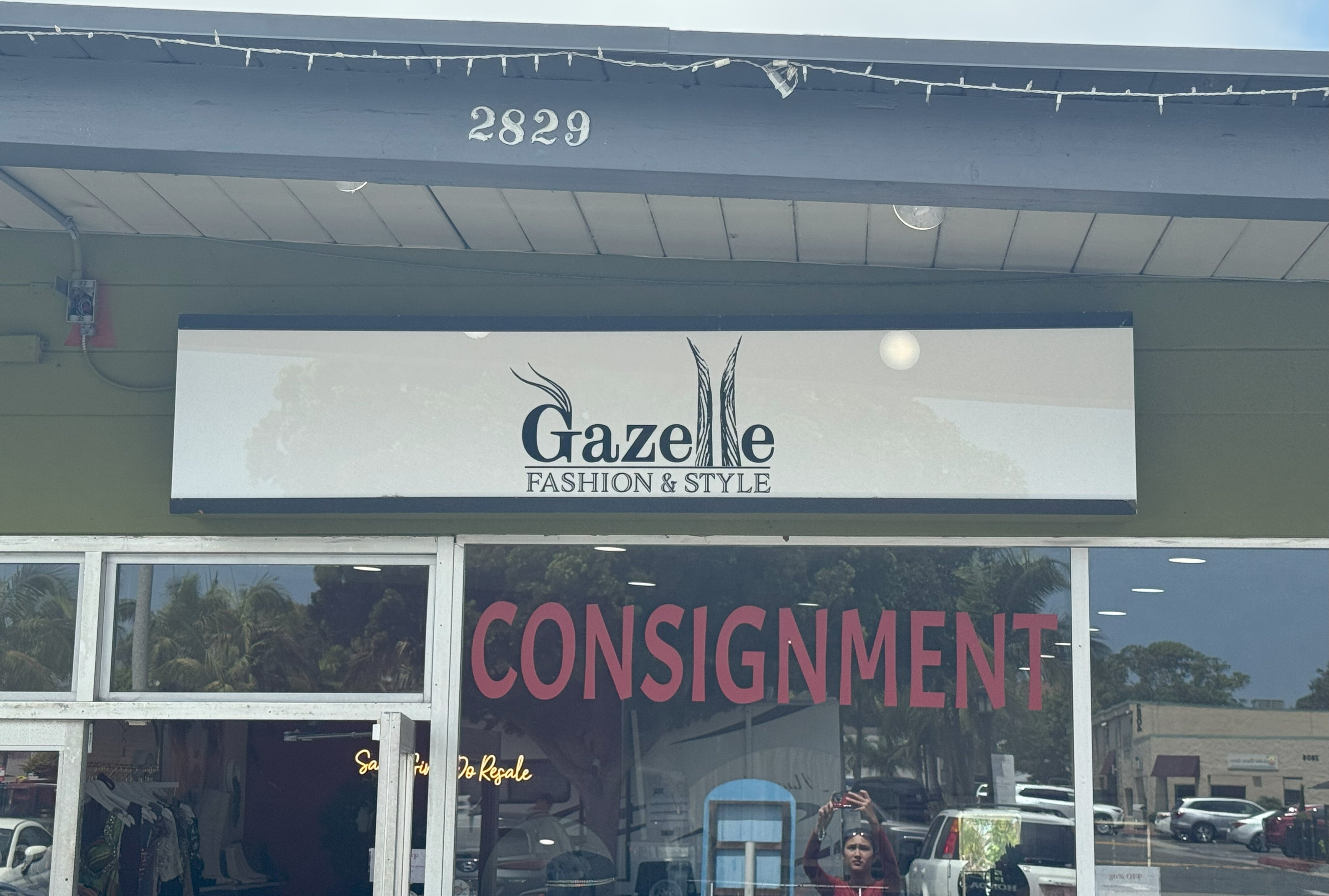 Gazelle Consignment Storefront Signage And Graphics in Carlsbad Village!