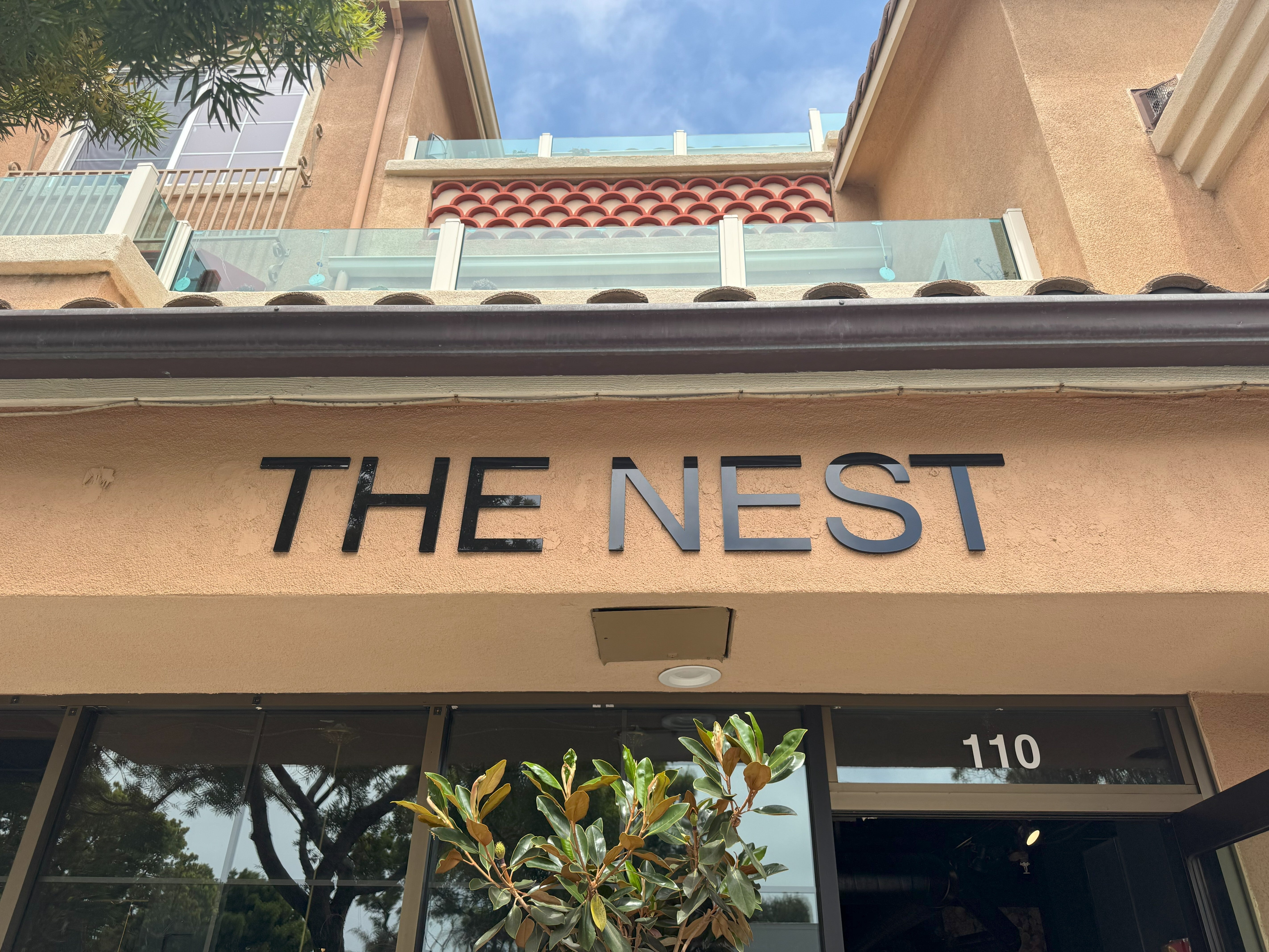The NEST Home Decor Storefront Signage and Graphics in Carlsbad Village!
