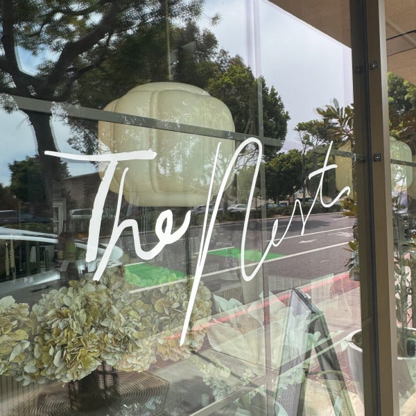 The NEST Home Decor Storefront Signage and Graphics in Carlsbad Village!